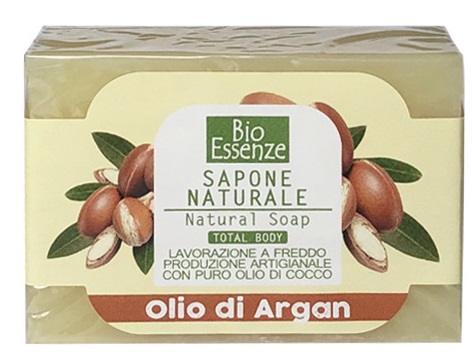 BIO ESSENZE SAPONE NATURALE OLIO DI ARGAN 100 G - Farmacia Mastrangelo 