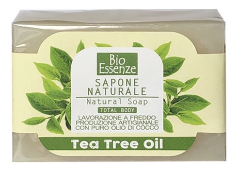 BIO ESSENZE SAPONE NATURALE TEA TREE OIL 100 G - Farmacia Mastrangelo 