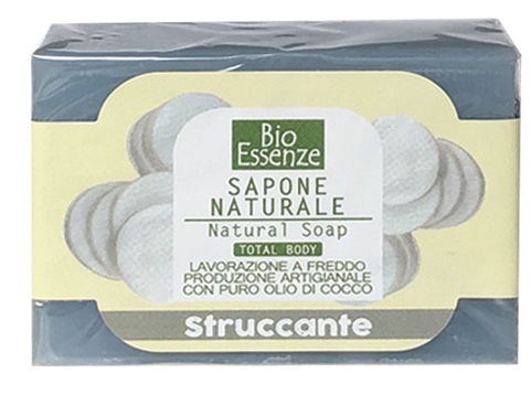BIO ESSENZE SAPONE NATURALE STRUCCANTE 100 G - Farmacia Mastrangelo 