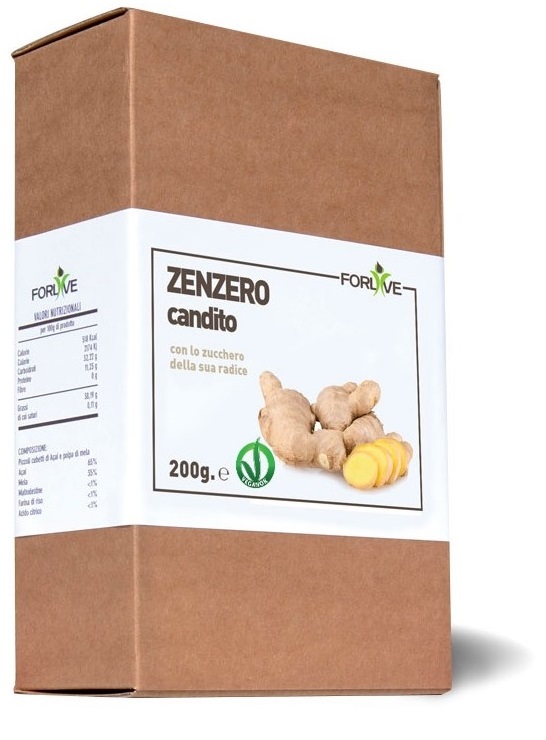 ZENZERO CANDITO 200 G - Farmacia Mastrangelo 