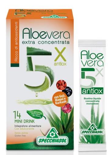 ALOE 5X CON ANTIOSSIDANTI 14 BUSTINE - Farmacia Mastrangelo 