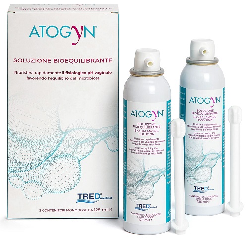 ATOGYN DISPOSITIVO IGIENE VAGINALE E RIPRISTINO PH FISIOLOGICO BAG ON VALVE 2 PEZZI DA 125ML - Farmacia Mastrangelo 