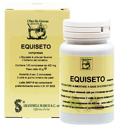 EQUISETO 400 MACERATO GLICERICO 100  COMPRESSE - Farmacia Mastrangelo 