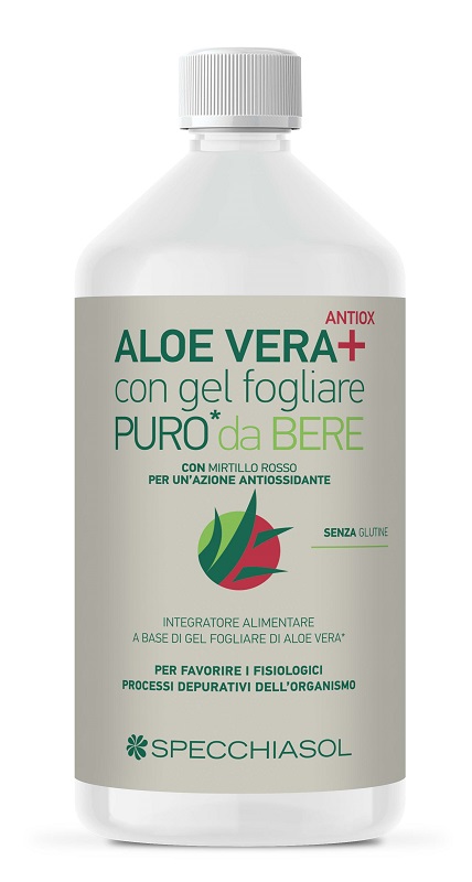 SUCCO ALOEVERA+ ALOE/MIRTILLO ROSSO 1 LITRO - Farmacia Mastrangelo 
