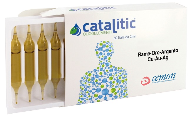 CATALITIC OLIGOELEMENTI RAME ORO ARGENTO CU-AU-AG 20 AMPOLLE - Farmacia Mastrangelo 