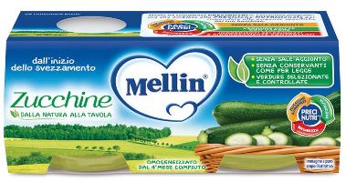 MELLIN OMOGENEIZZATO ZUCCHINE 2 X 80 G - Farmacia Mastrangelo 