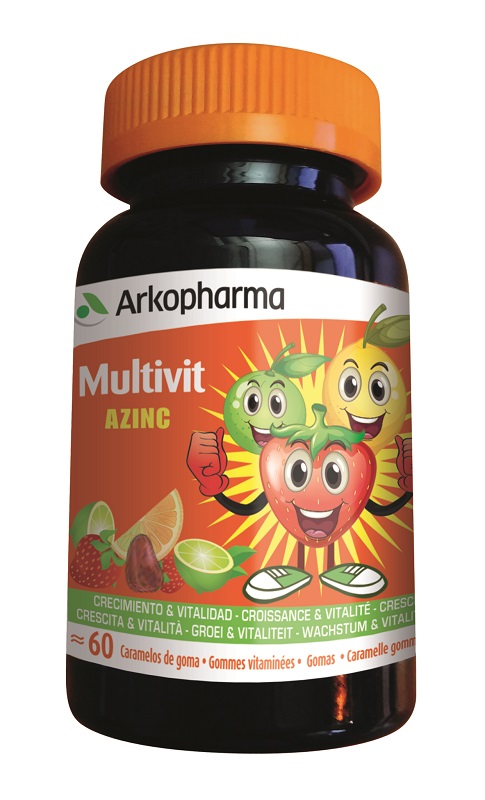 ARKOVITAL MULTIVIT AZINC 60 CARAMELLE GOMMOSE ALLA FRUTTA - Farmacia Mastrangelo 