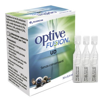 OPTIVE FUSION UD SOLUZIONE OFTALMICA STERILE 30 FLACONCINI MONODOSE 0,4 ML - Farmacia Mastrangelo 