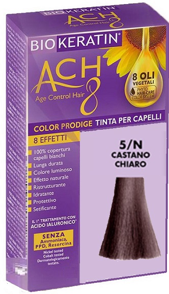BIOKERATIN ACH8 COLOR PRODIGE 5/N CASTANO CHIARO - Farmacia Mastrangelo 