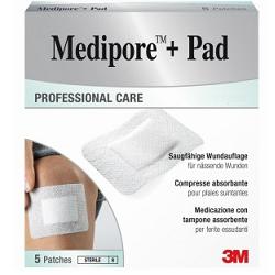 MEDICAZIONE MEDIPORE+PAD 10X10CM 5PEZZI - Farmacia Mastrangelo 