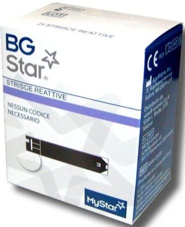 STRISCE REATTIVE MISURAZIONE GLICEMIA BGSTAR MYSTAR 50 PEZZI - Farmacia Mastrangelo 
