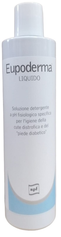 EUPODERMA LIQUIDO SOLUZIONE DETERGENTE PER PIEDE DIABETICO 300 ML - Farmacia Mastrangelo 