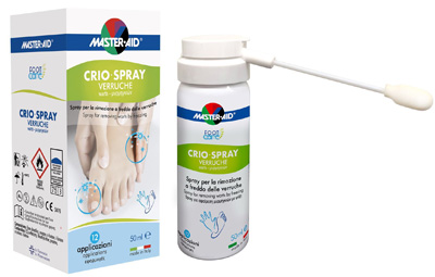 CRIO SPRAY VERRUCHE MASTER-AID FOOTCARE 50 ML E1 - Farmacia Mastrangelo 