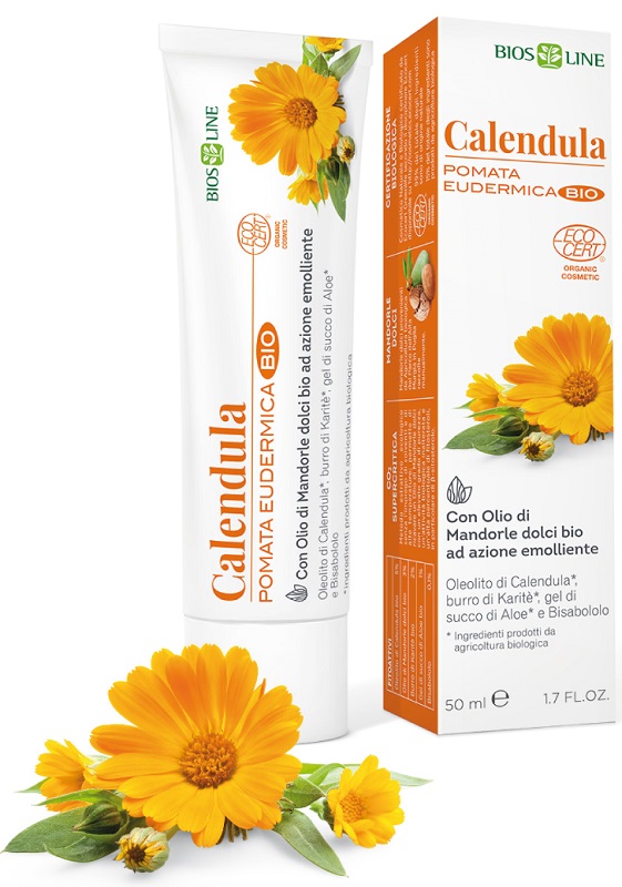 BIOSLINE CALENDULA POMATA EUDERMICA BIO 50 ML - Farmacia Mastrangelo 