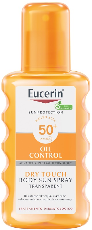 EUCERIN SUN SPRAY TRANSPARENT SPF50 200 ML - Farmacia Mastrangelo 