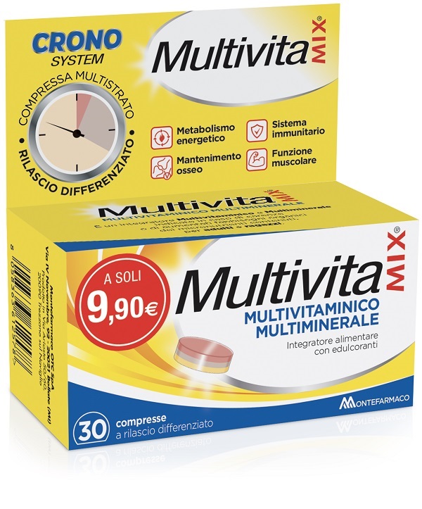 MULTIVITAMIX CRONO 30 COMPRESSE - Farmacia Mastrangelo 