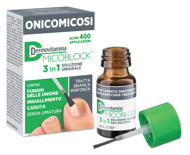 DERMOVITAMINA MICOBLOCK 3 IN 1 ONICOMICOSI SOLUZIONE UNGUEALE 7 ML - Farmacia Mastrangelo 
