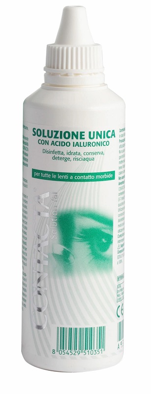 SOLUZIONE OCULARE CON ACIDO IALURONICO CONTACTA 100 ML MARCHIO CE - Farmacia Mastrangelo 