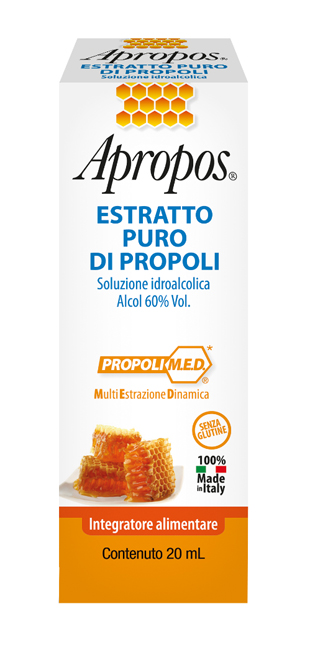 APROPOS ESTRATTO PURO PROPOLI 20 ML - Farmacia Mastrangelo 