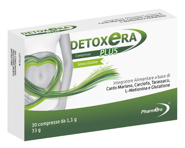 DETOXERA PLUS INTEGRATORE ALIMENTARE PER STIPSI E TRANSITO INTESTINALE 30 COMPRESSE - Farmacia Mastrangelo 