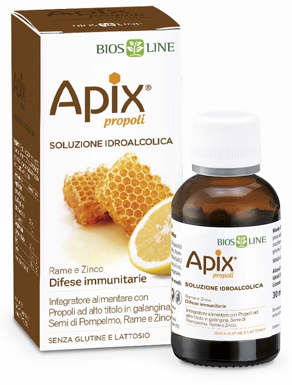 APIX PROPOLI SOLUZIONE IDROALCOLICA 30 ML BIOSLINE - Farmacia Mastrangelo 