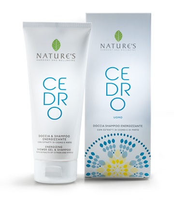 NATURE'S CEDRO UOMO DOCCIASHAMPOO ENERGIZZANTE 200 ML - Farmacia Mastrangelo 