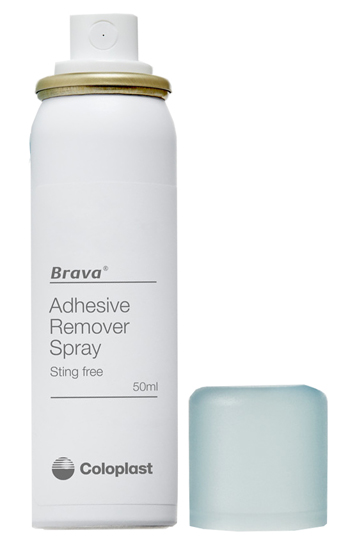 BRAVA SPRAY REMOVER PER DISTACCO DOLCE ADESIVI E DISPOSITIVI PER STOMIA 50 ML - Farmacia Mastrangelo 