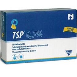 TSP 0,5% SOLUZIONE OFTALMICA UMETTANTE LUBRIFICANTE 30 FLACONCINI MONODOSE 0,5 ML - Farmacia Mastrangelo 