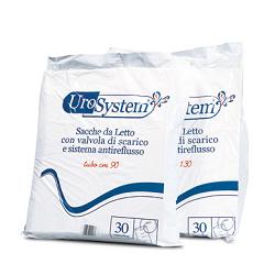 SACCA DI DRENAGGIO DA LETTO PER INCONTINENZA UROSYSTEM TUBO 130 CM CON SCARICO 30 PEZZI - Farmacia Mastrangelo 