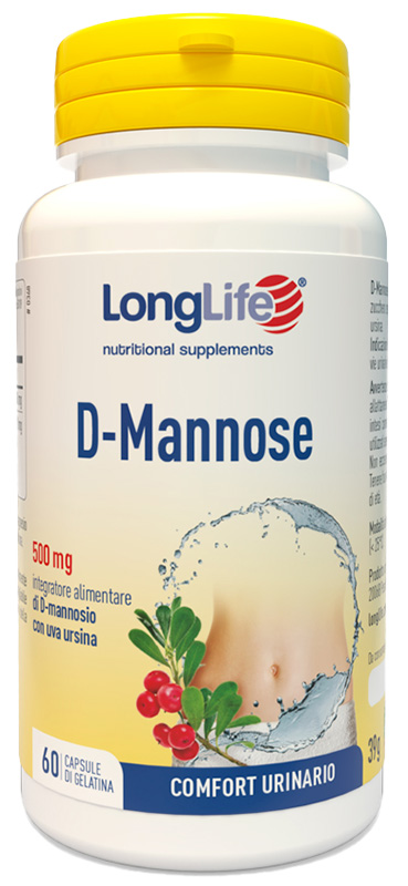 LONGLIFE D-MANNOSE 60 CAPSULE - Farmacia Mastrangelo 