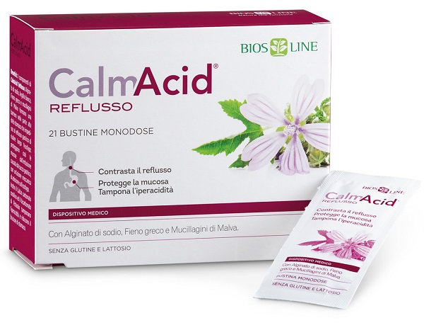 BIOSLINE CALMACID REFLUSSO 21 BUSTINE MONODOSE - Farmacia Mastrangelo 