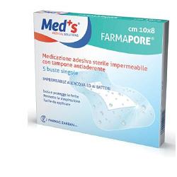 MEDICAZIONE MEDS PORE ADESIVA IMPERMEABILE 10X12CM 5 PEZZI - Farmacia Mastrangelo 