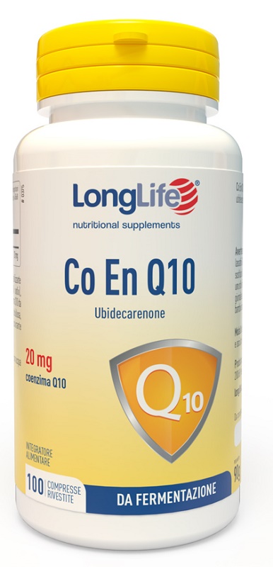 LONGLIFE CO EN Q10 20MG 100 COMPRESSE RIVESTITE - Farmacia Mastrangelo 