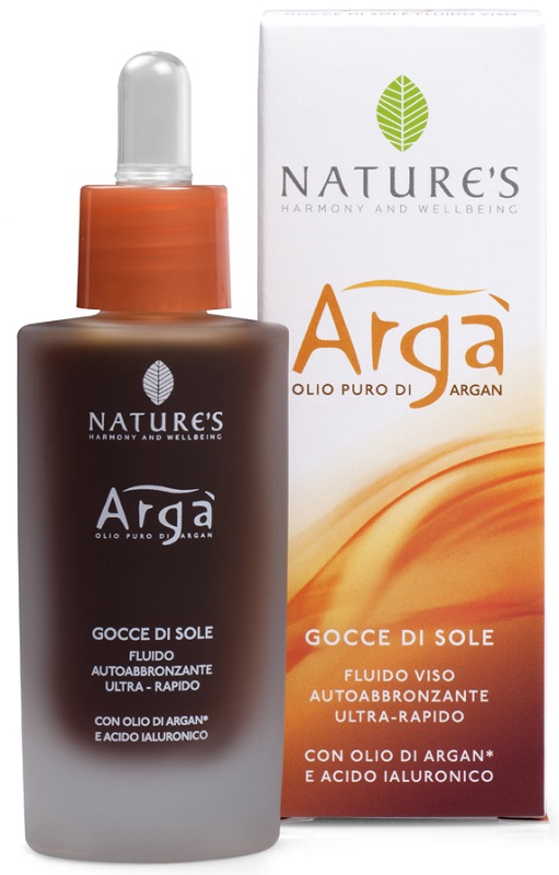 ARGA' GOCCE DI SOLE VISO FLUIDO AUTOABBRONZANTE 30 ML NATURE'S - Farmacia Mastrangelo 