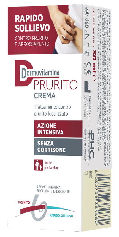 DERMOVITAMINA PRURITO CREMA AZIONE INTENSIVA SENZA CORTISONE 30 ML - Farmacia Mastrangelo 