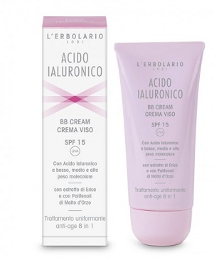 ACIDO IALURONICO BB CREAM CREMA VISO SPF15 TRATTAMENTO UNIFORMANTE ANTIAGE 8 IN 1 50 ML - Farmacia Mastrangelo 