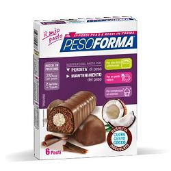 PESOFORMA BARRETTA CUORE COCCO 6 PASTI 12 X 31 G - Farmacia Mastrangelo 