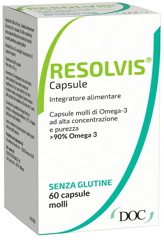 RESOLVIS 60 CAPSULE MOLLI - Farmacia Mastrangelo 