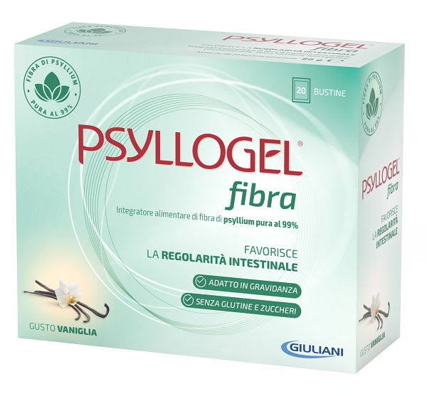 PSYLLOGEL FIBRA VANIGLIA 20 BUSTINE - Farmacia Mastrangelo 