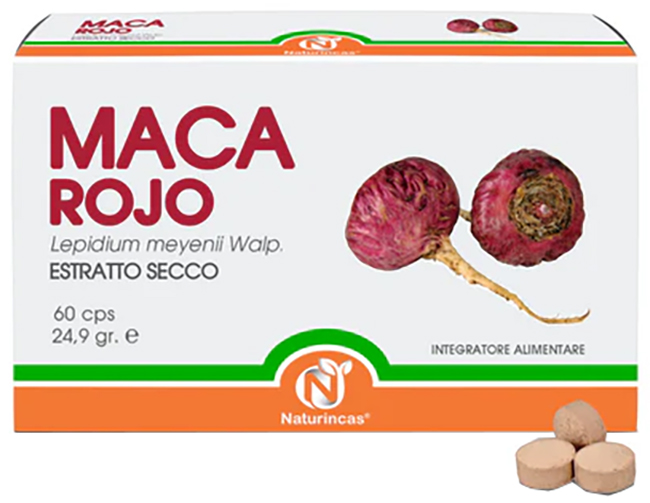 MACA ROJO ESTRATTO SECCO 60 COMPRESSE - Farmacia Mastrangelo 