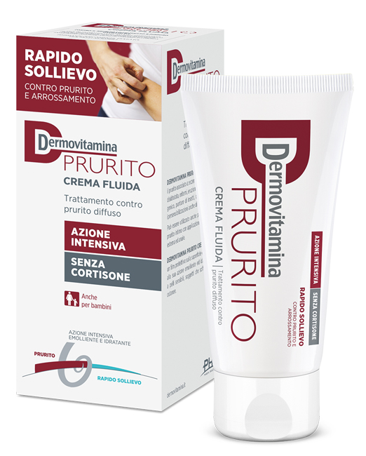 DERMOVITAMINA PRURITO CREMA FLUIDA AZIONE INTENSIVA SENZA CORTISONE 150 ML - Farmacia Mastrangelo 