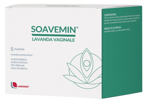 SOAVEMIN LAVANDA VAGINALE 5 FLACONI 100 ML - Farmacia Mastrangelo 