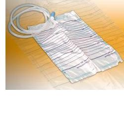 SACCA URINA CURABAG CON VALVOLA E RUBINETTO SCARICO TUBO CM 130 2 LITRI 30 PEZZI - Farmacia Mastrangelo 