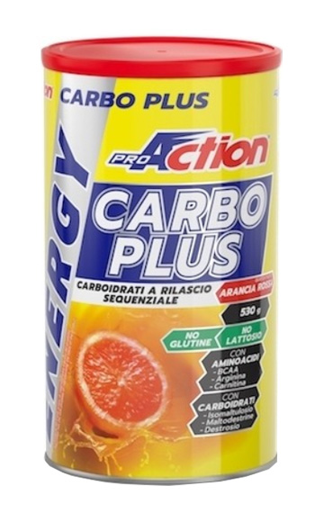 PROACTION CARBO PLUS ALL'ARANCIA ROSSA 530 G - Farmacia Mastrangelo 