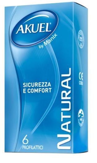 PROFILATTICO ANSELL AKUEL BY MANIX NATURAL B 6 PEZZI - Farmacia Mastrangelo 