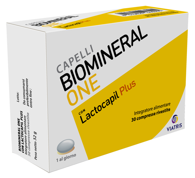 BIOMINERAL ONE LACTOCAPIL PLUS 30 COMPRESSE - Farmacia Mastrangelo 