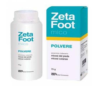 ZETAFOOT MICO POLVERE FLACONE 75 G - Farmacia Mastrangelo 