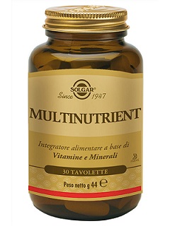 MULTINUTRIENT SOLGAR 30 TAVOLETTE - Farmacia Mastrangelo 