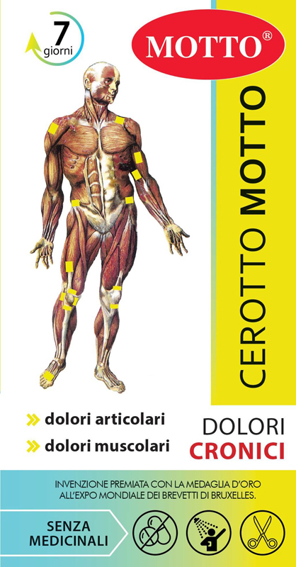 CEROTTO MOTTO ANALGESICO DA RITAGLIARE 5 X 15 CM 2 PEZZI - Farmacia Mastrangelo 