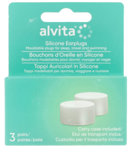 ALVITA TAPPI AURICOLARI IN SILICONE MODELLABILE 3 PAIA RIUTILIZZABILI - Farmacia Mastrangelo 